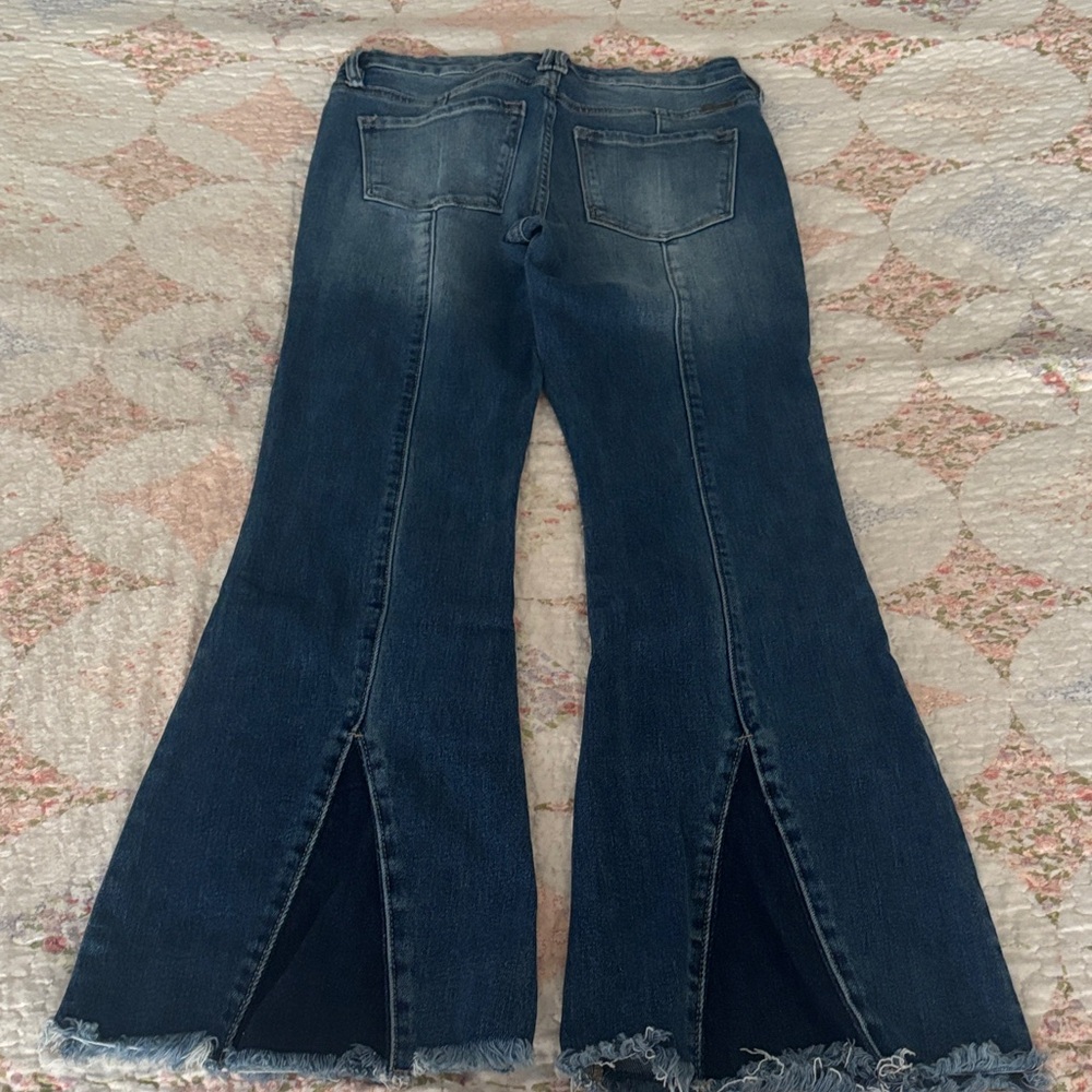 KanCan Dark Blue Flare Jeans